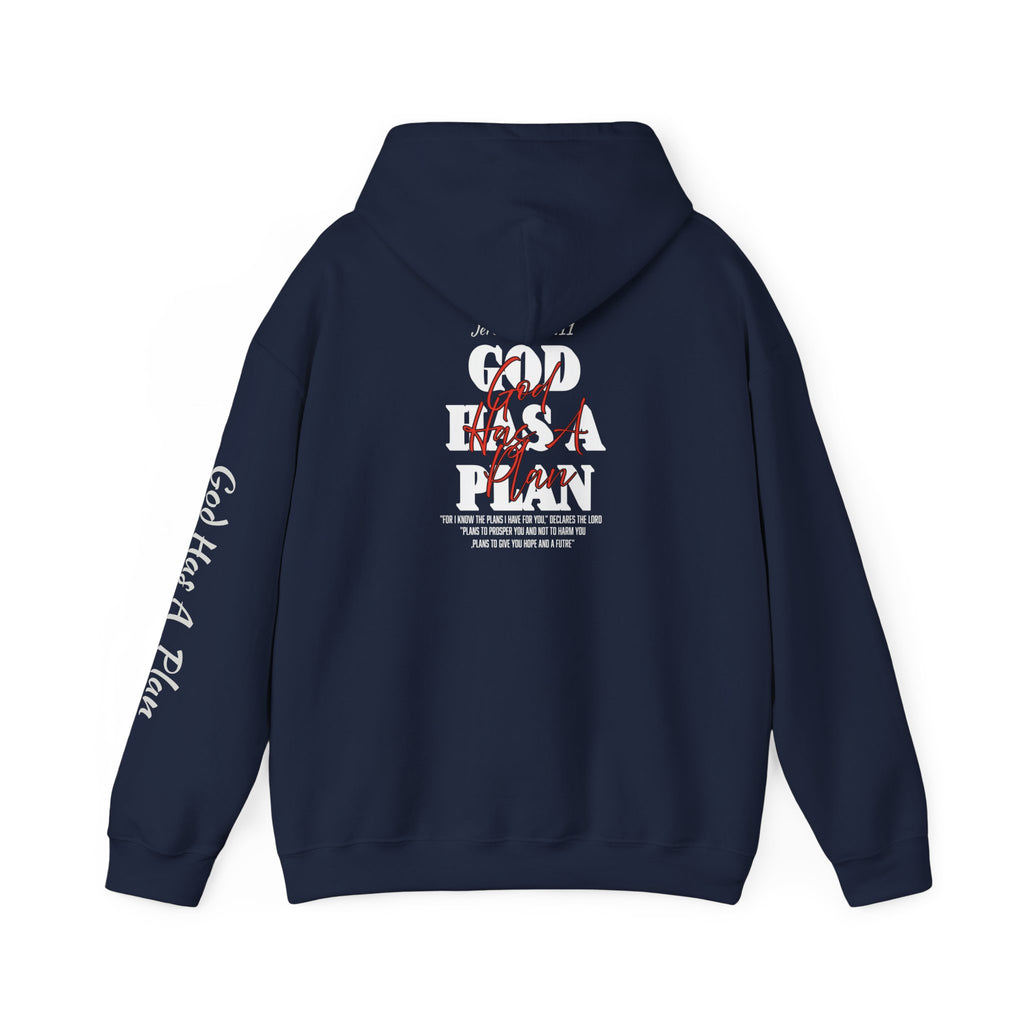 God Has a Plan Hoodie — Inspirational Faith Graphic Pullover