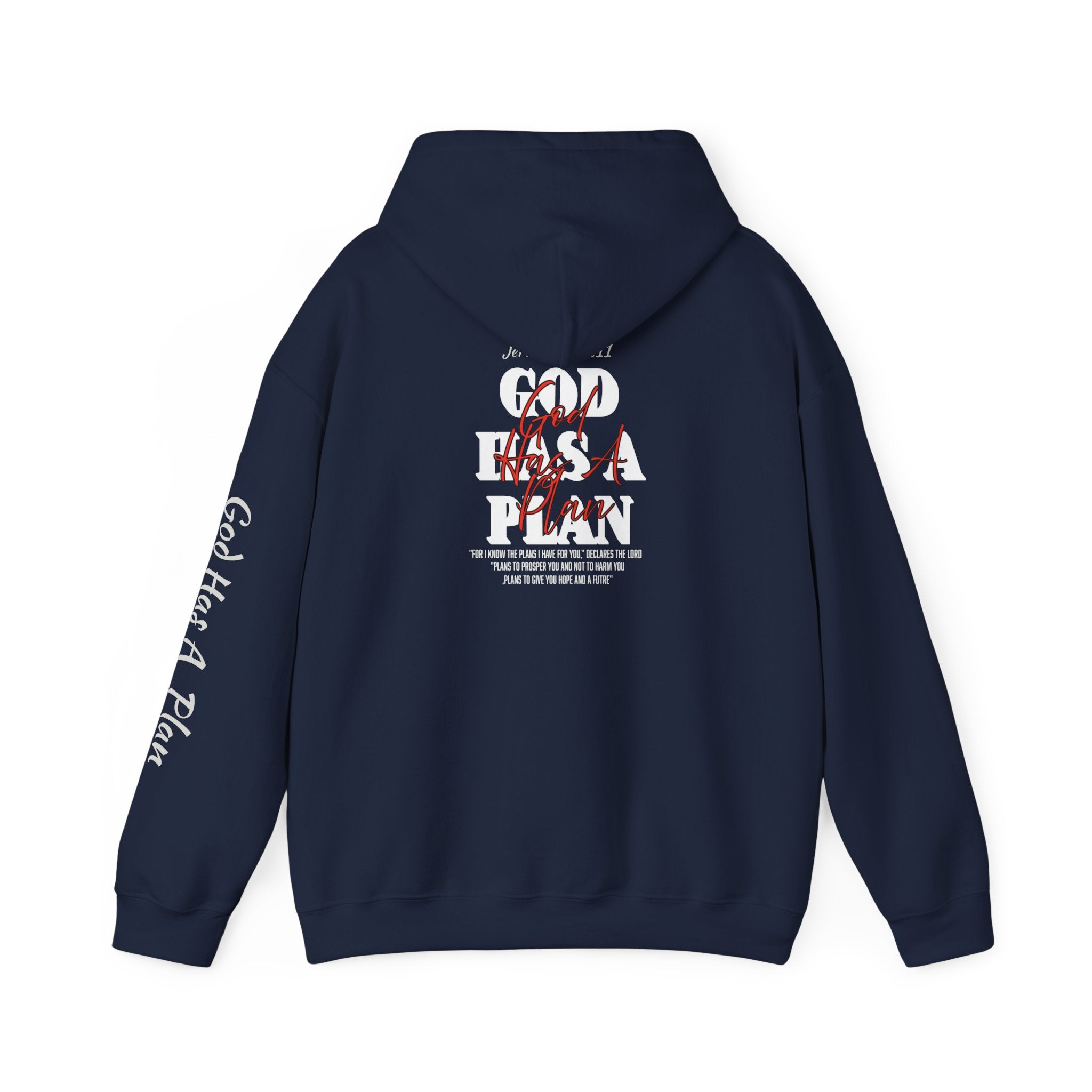 God Has a Plan Hoodie — Inspirational Faith Graphic Pullover