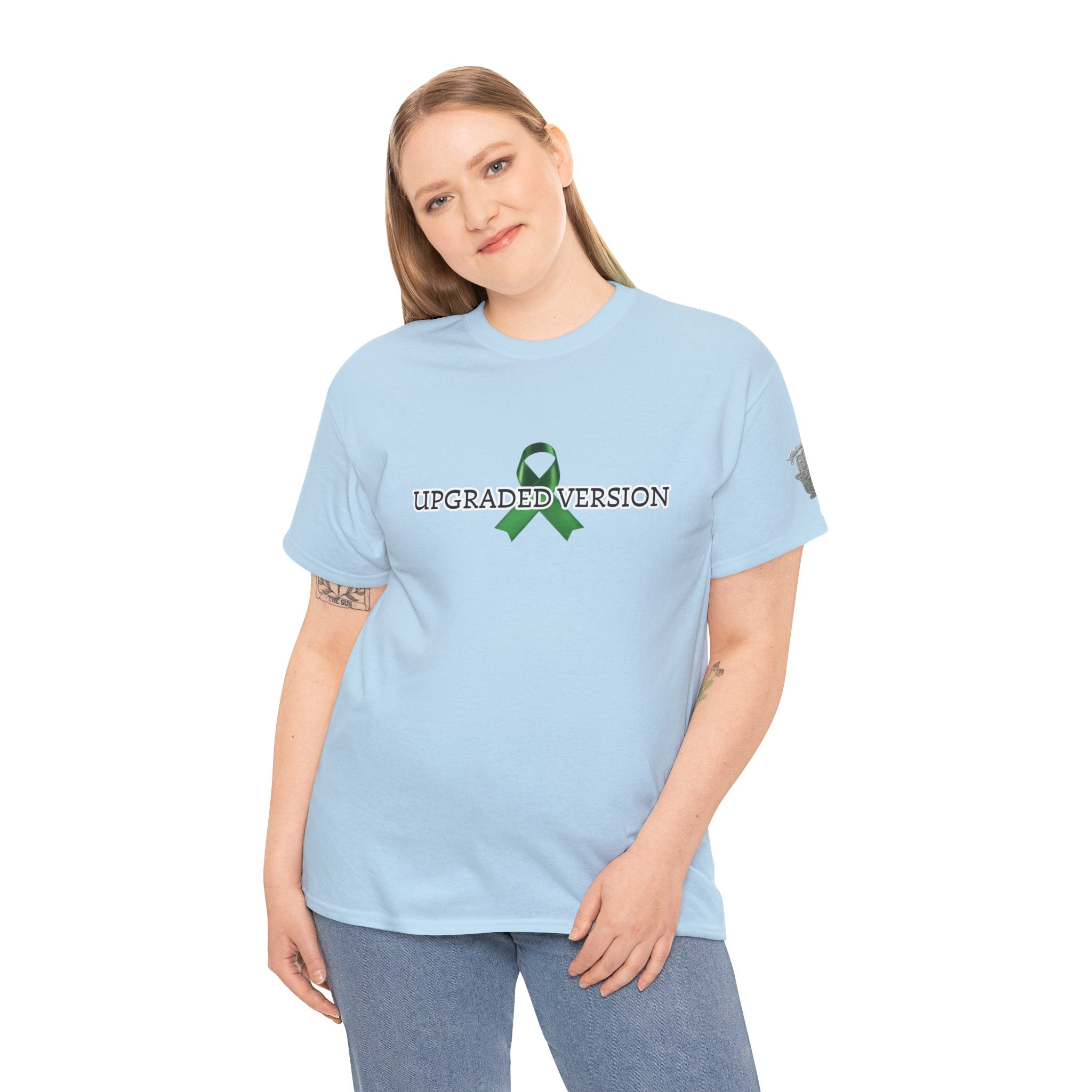 "Upgraded Version / Heart 2.0" Green Ribbon Recovery Tee