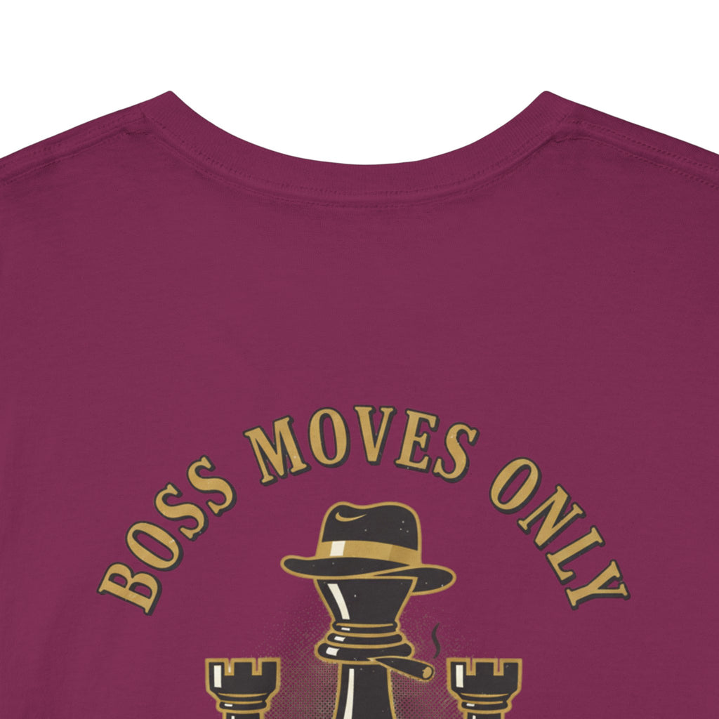 Boss Moves Only Tee — 'Boss Moves Only' Graphic Short-Sleeve T-Shirt for Players & Fans