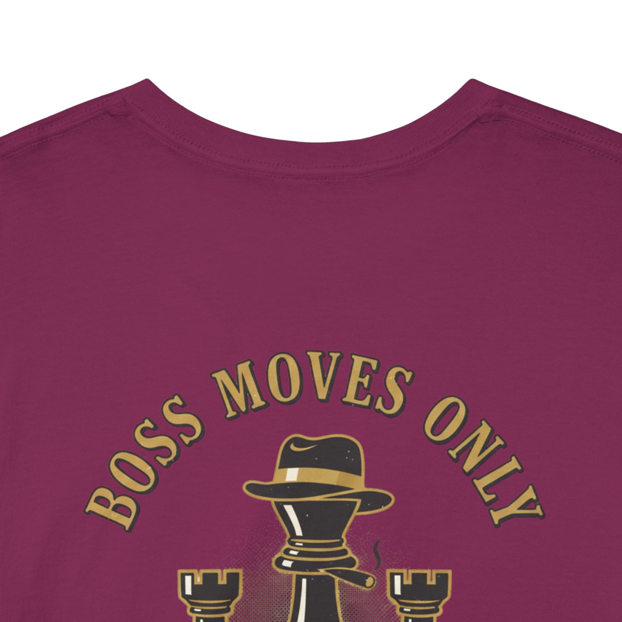 Boss Moves Only Tee — 'Boss Moves Only' Graphic Short-Sleeve T-Shirt for Players & Fans
