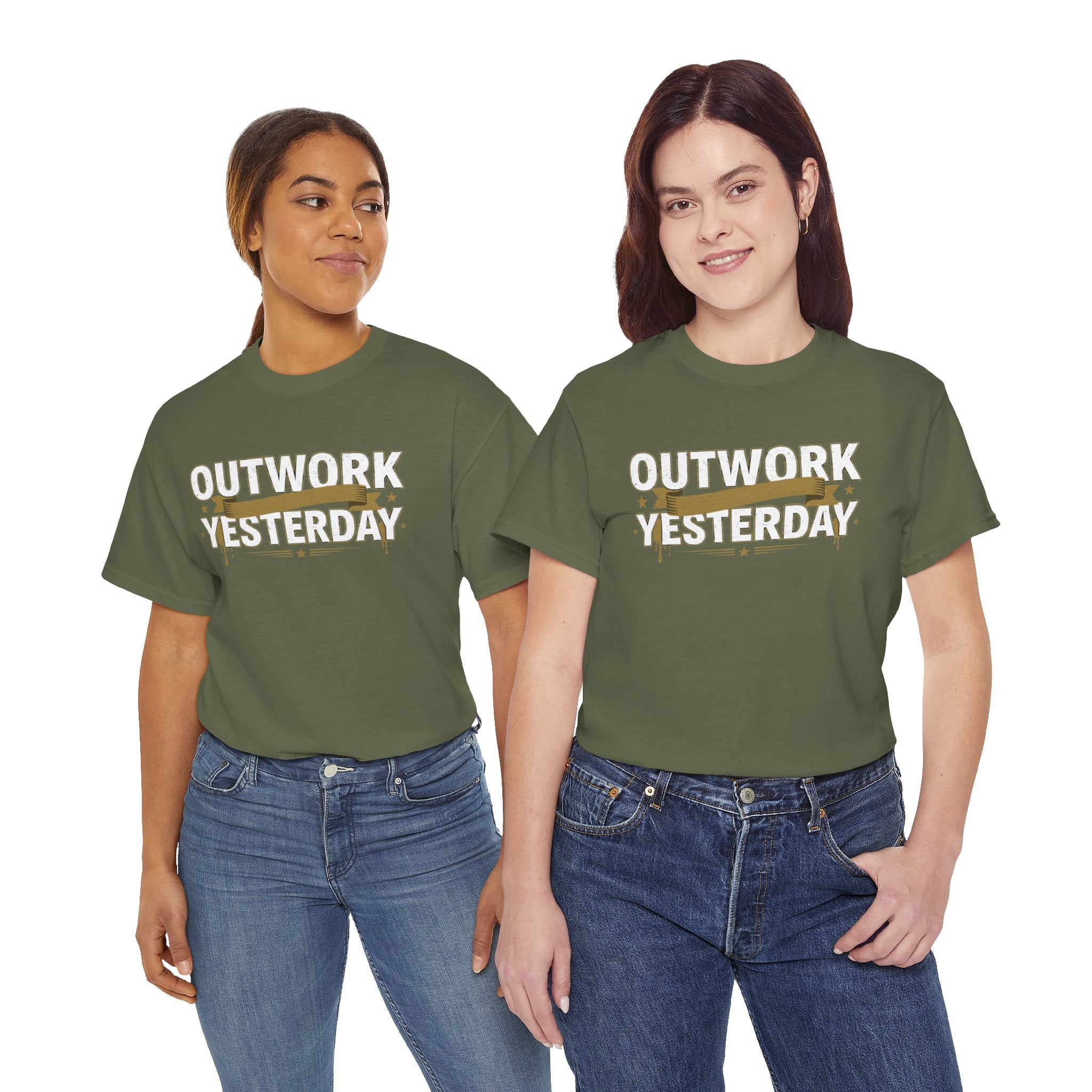Outwork Yesterday Motivational T-Shirt